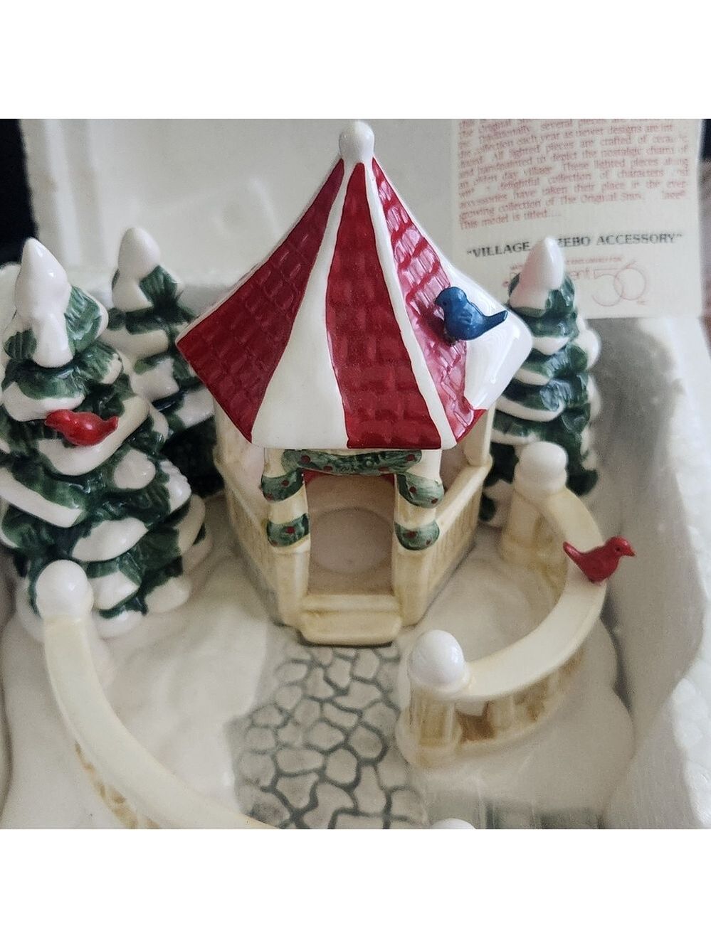 Snow VillageVillage Gazebo - Boxed